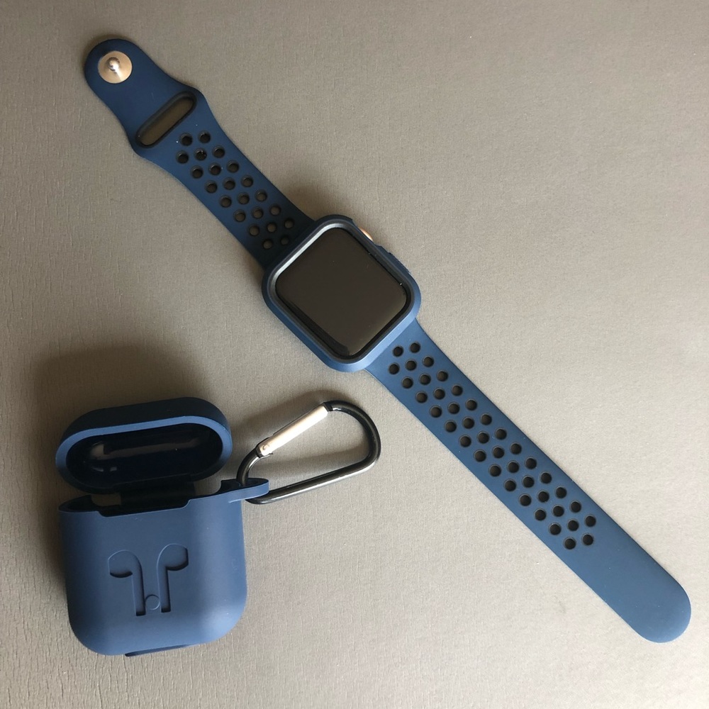 Silicone Band, Cover, & airpod Case only